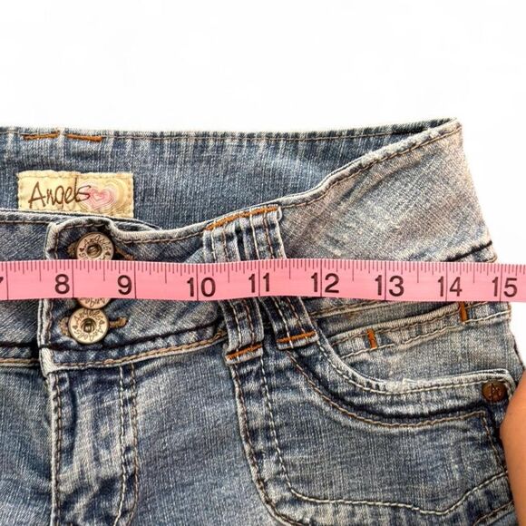 Y2K Angels Women's Blue Capri Shorts - Picture 5 of 5